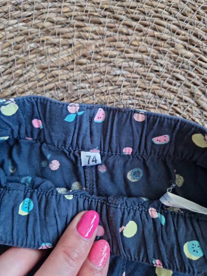 Joli pantalon fluide Zeeman fille 9 mois - photo numéro 3
