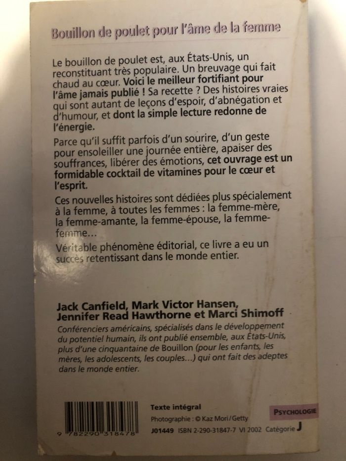 Livre Bouillon de poulet pour l’âme de la femme - photo numéro 2