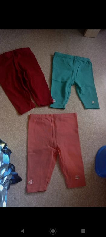 Lot de 3 leggings corsaire cadet Rousselle