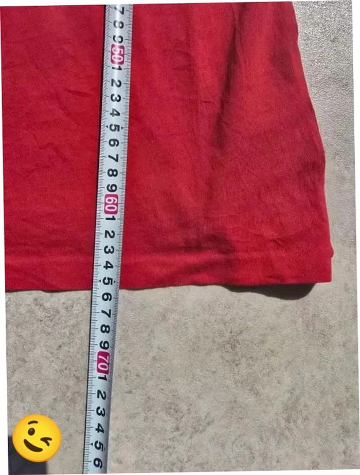 T-shirt Ralph Lauren XS coupe col rond Rouge Homme Men tee39 - photo numéro 5