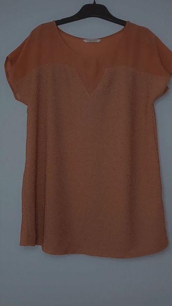 T-shirt Rose et doré - Camaïeu - Taille S