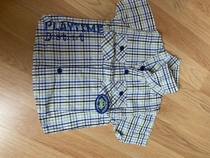 Chemise manches courtes 12 mois