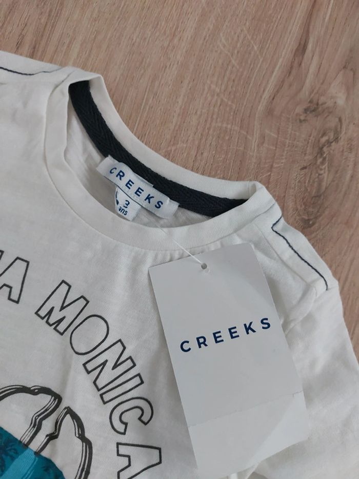 Tee shirt. Creeks 3 ans neuf - photo numéro 3