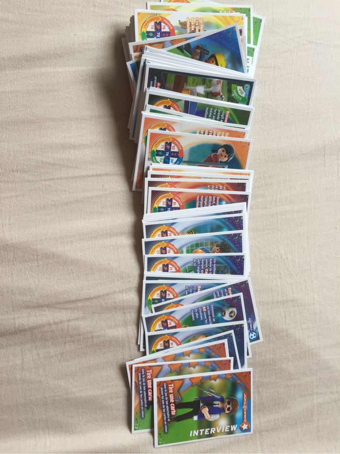 Lot complet cartes playmobil carrefour - photo numéro 4