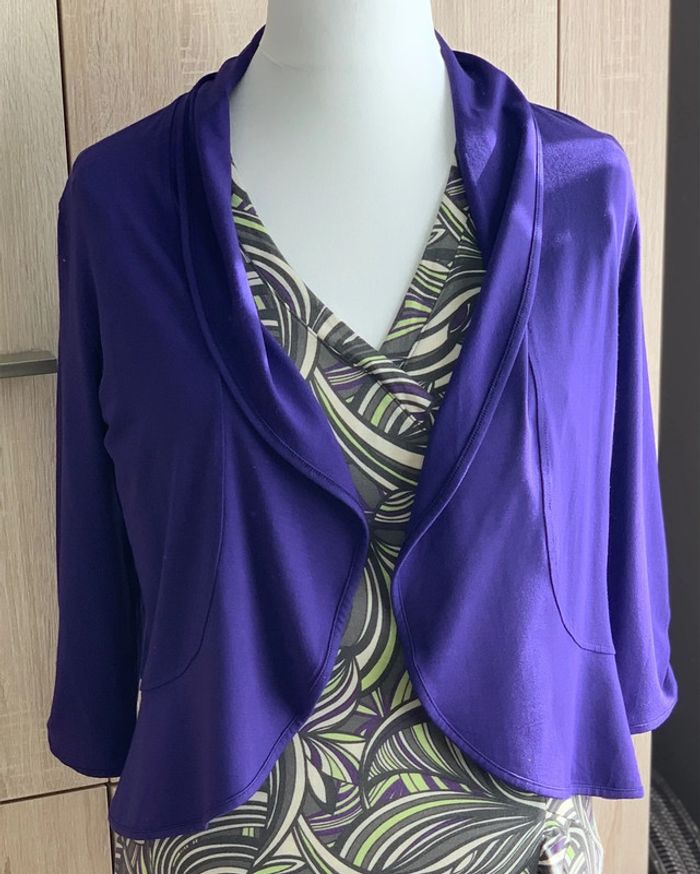 boléro violet Mayerline t40 Robe assortie dans autre annonce