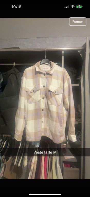 Veste à carreaux