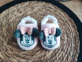 Pantoufles Minnie 0/3 mois