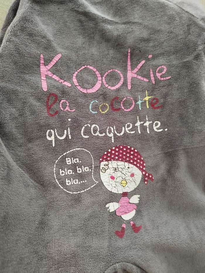 2 pyjamas grenouillères velours fille 3 mois - photo numéro 5