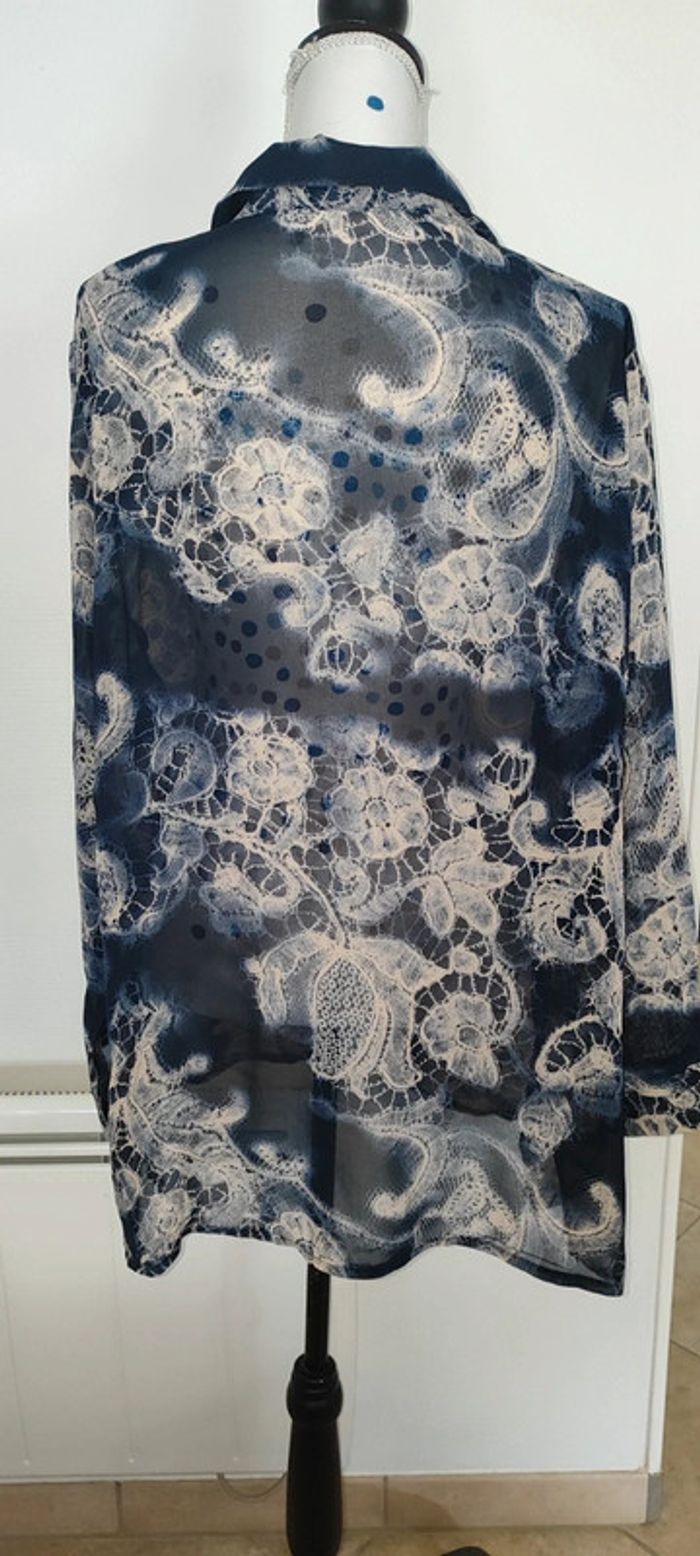 Chemisier fluide transparent en taille 48 - photo numéro 7