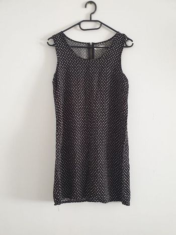 Robe noire a pois blanc Coconuts S