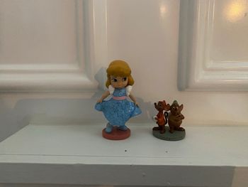 Figurine cendrillon et souris gus et jack 