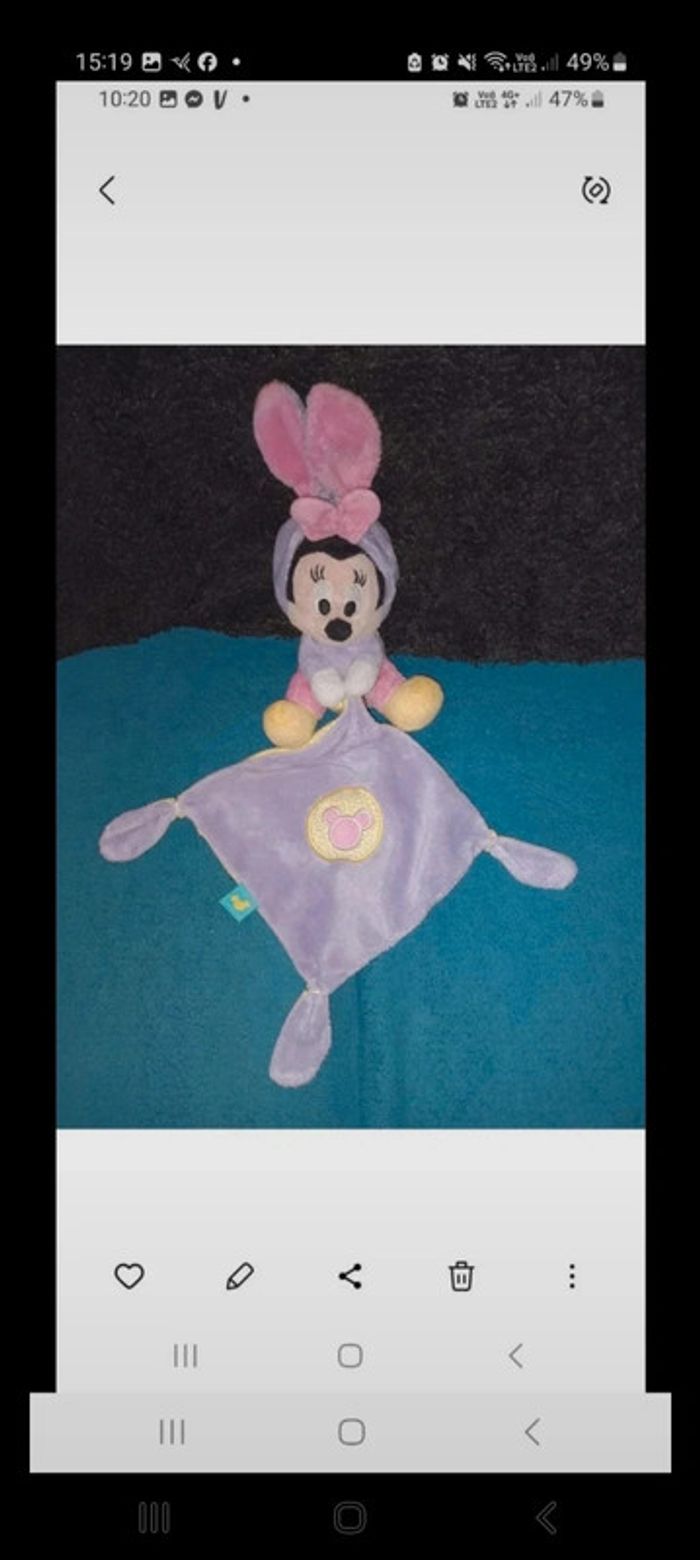 Lot peluches minnie - photo numéro 7