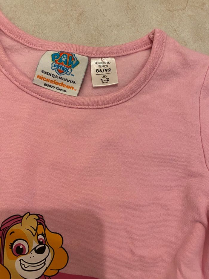 Robe Sweat Pat Patrouille rose - photo numéro 5