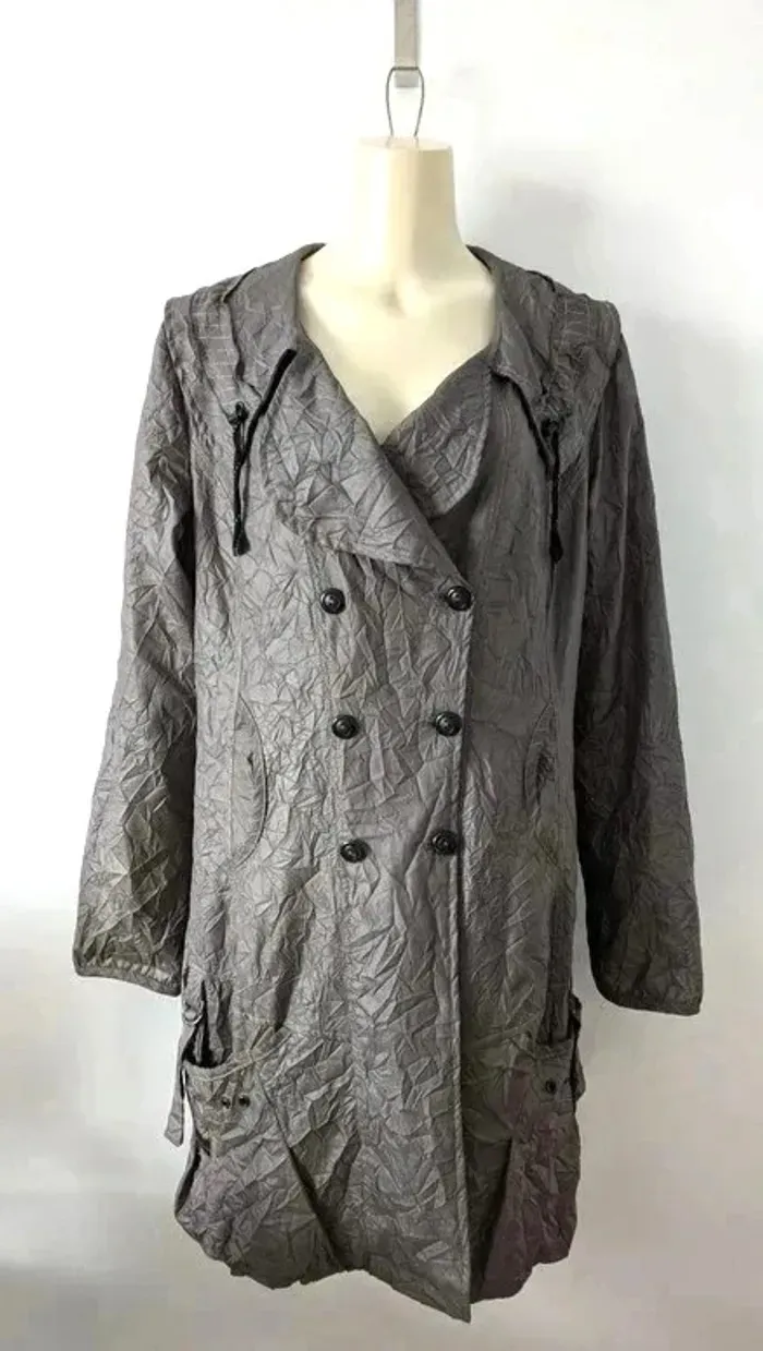 Trench imperméable gris - Planète interdite - taille 4 - photo numéro 1