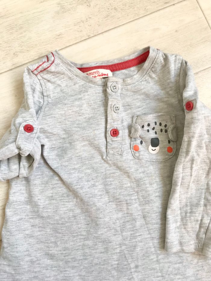 T-shirt gris 18 mois (DPAM) - photo numéro 2