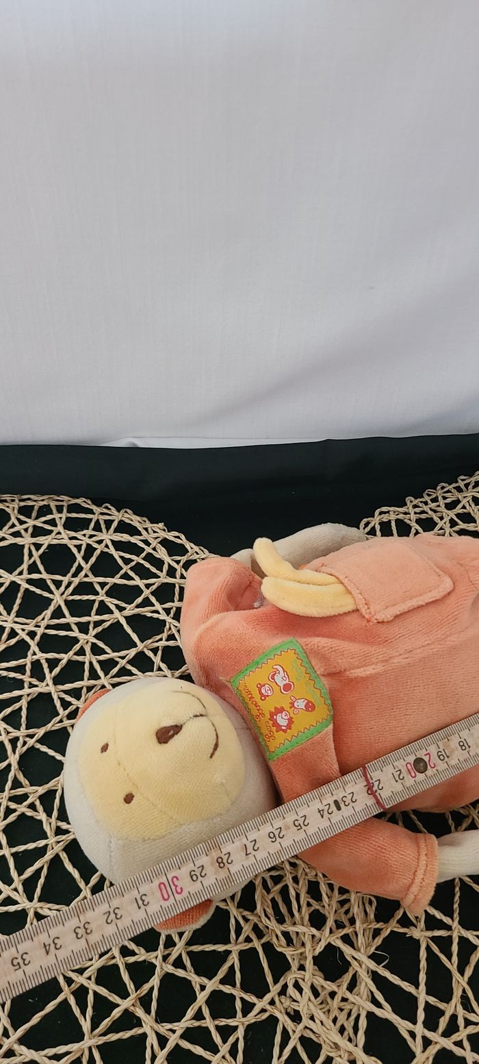 Doudou musical singe les Loustics orange MOULIN ROTY - photo numéro 3