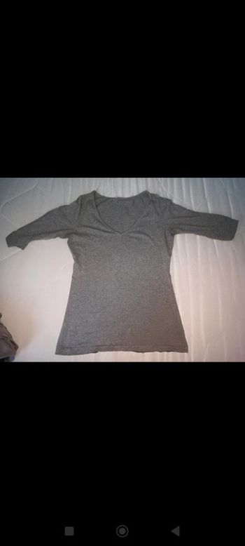 Tee shirt gris taille 34/36 neuf