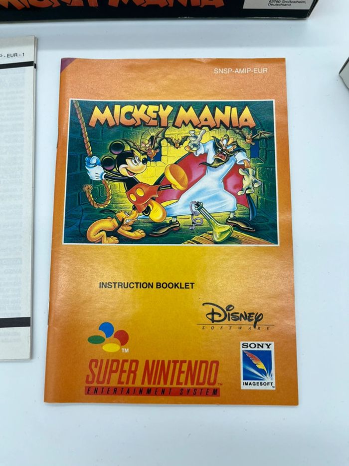 Mickey Mania Super Nintendo Snes Game - Cib Pal VGC Complet TBE - photo numéro 11