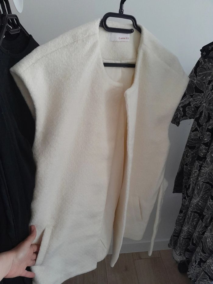 Gilet fourrure sans manches femme L - photo numéro 4