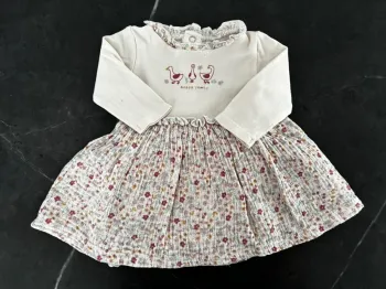 Robe avec body intégré - 3 mois