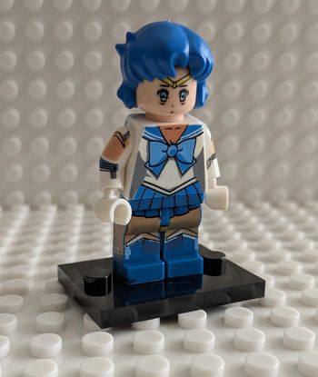 Figurine Sailor Moon : Sailor Mercury , style lego