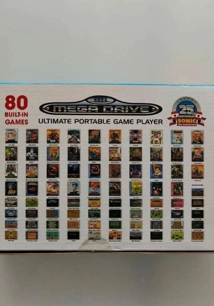 Console Sega Mega drive portable 25ème anniversaire sonic - photo numéro 3