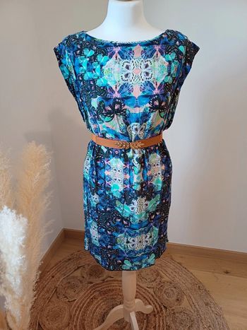 Robe colorée à motifs Papillons 🦋 Promod taille S 36