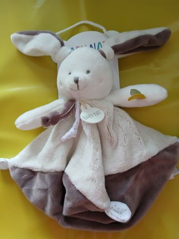 doudou bebe lapin baby nat a partir de 0 mois 