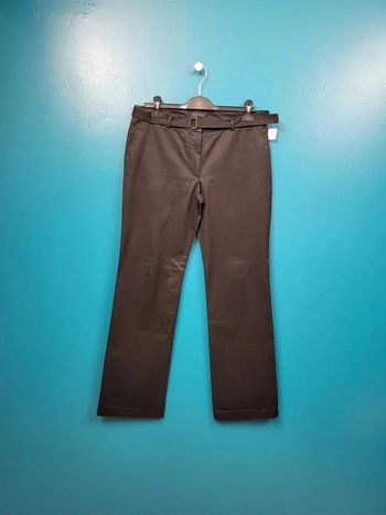 Ikks pantalon droit noir taille haute femme * T42 *