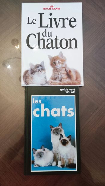 Les chats Guide Vert Solar + Le livre du chaton de Royal canin