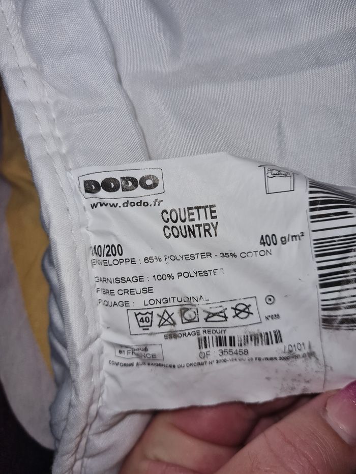 Couette dodo COUNTRY 140x200