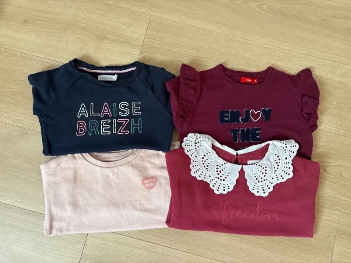 Lot de 4 sweats