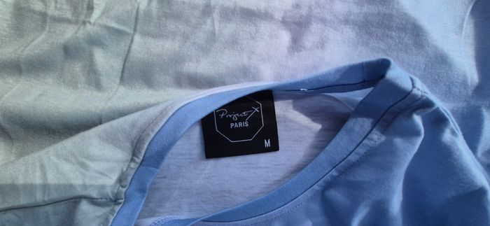 T-shirt bleu et kaki - photo numéro 3