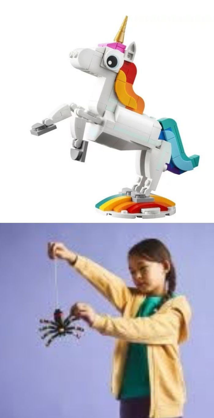 Lego creator l'araignée surprenante et la licorne magique - photo numéro 2