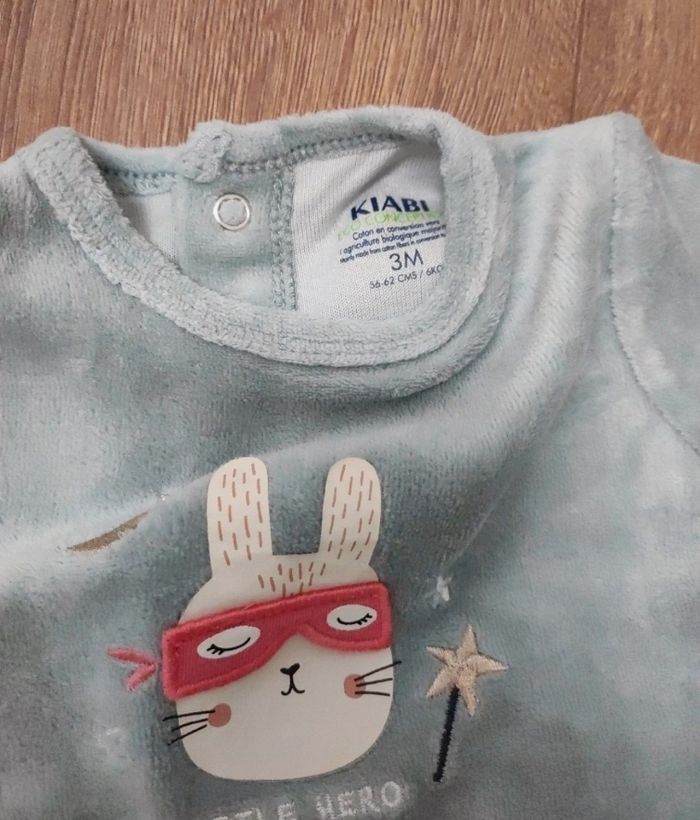 Lot de 2 pyjamas Kiabi 3 mois - photo numéro 3