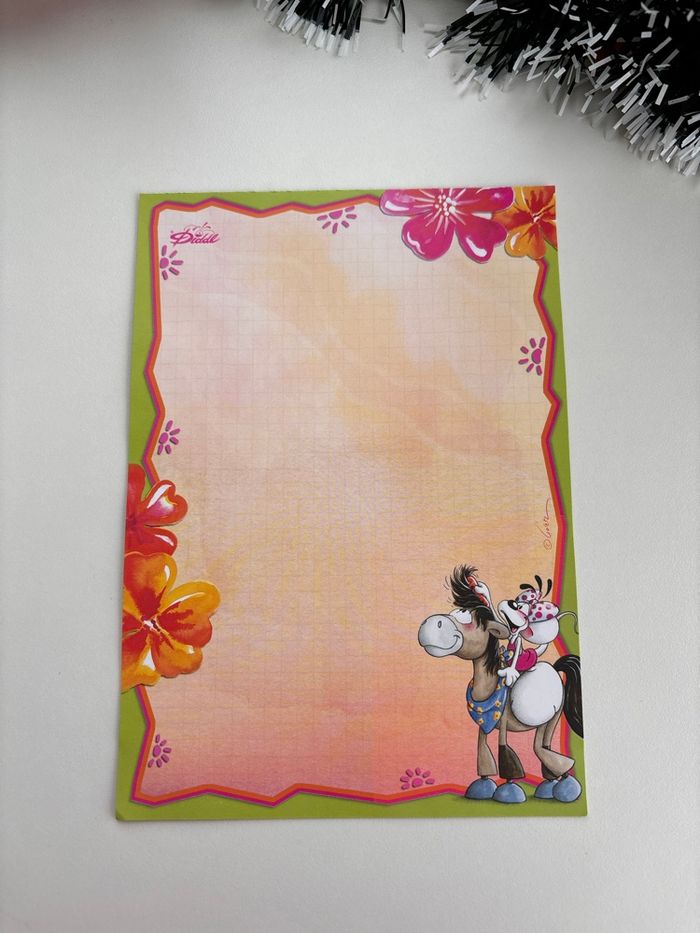 Fin de bloc diddl A5 - diddlina galupy - ancienne collection - vintage