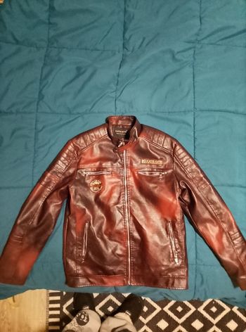 Blouson homme jamais servi marron