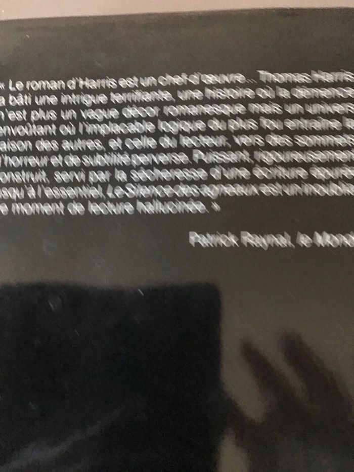 Livre Le silence des Agneaux - photo numéro 2