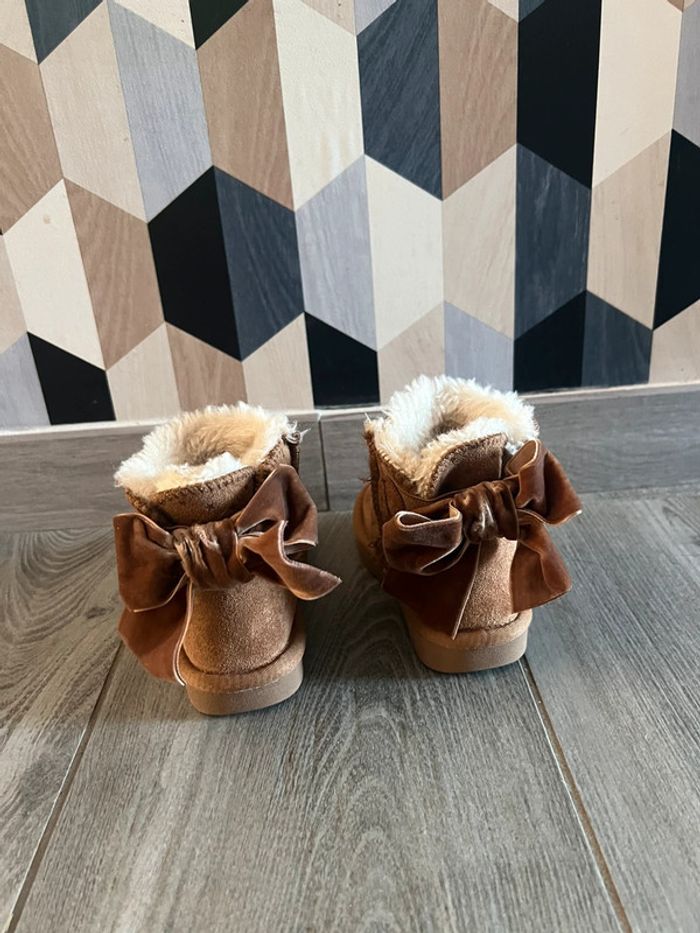 Bottes fourrees camel taille 23 - photo numéro 2