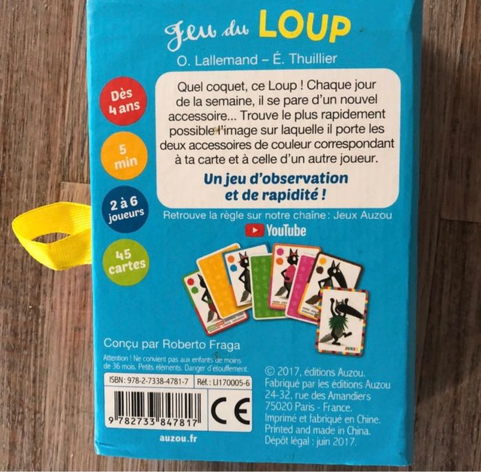 Jeu du Loup couleurs - photo numéro 3