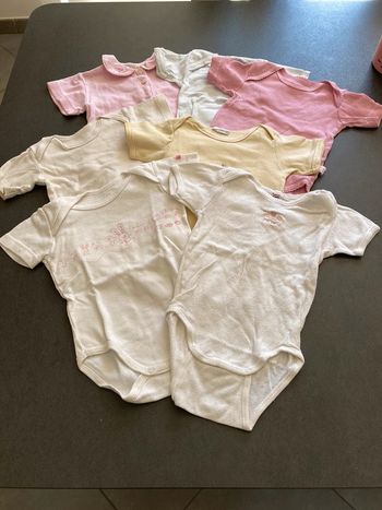 Lot ensemble vêtement bébé fille 12 mois 1 an body Bodies garde robe