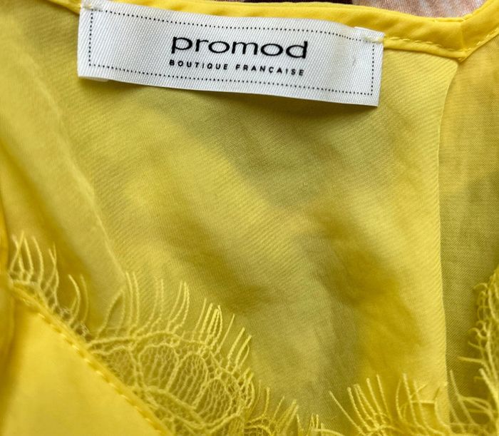 Joli débardeur fines bretelles réglables jaune vibrant Promod - photo numéro 3