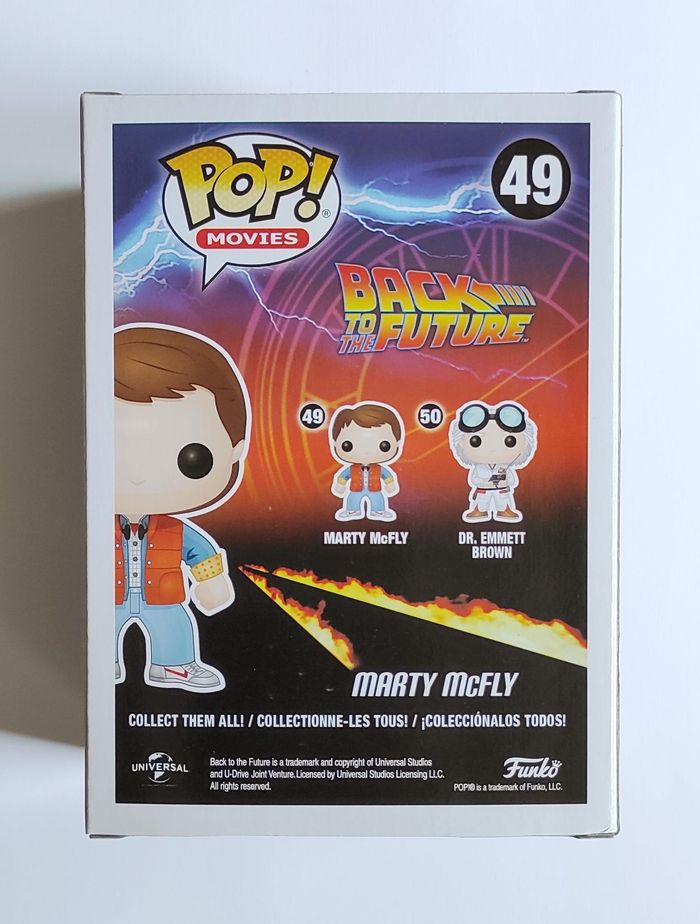Funko POP Marty McFly #49 - Retour vers le Futur - Figurine Vinyle - photo numéro 3