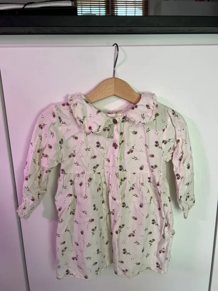 Robe légère à fleurs fille Zeeman 86cm - photo numéro 3