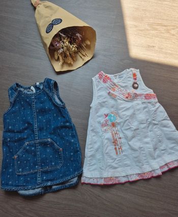 Lot de 2 magnifiques Robe 12 mois