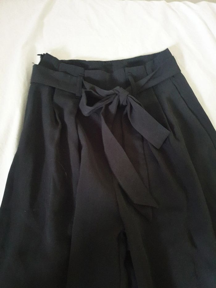Pantalon noir jambes larges marque Shein taille XS - photo numéro 3