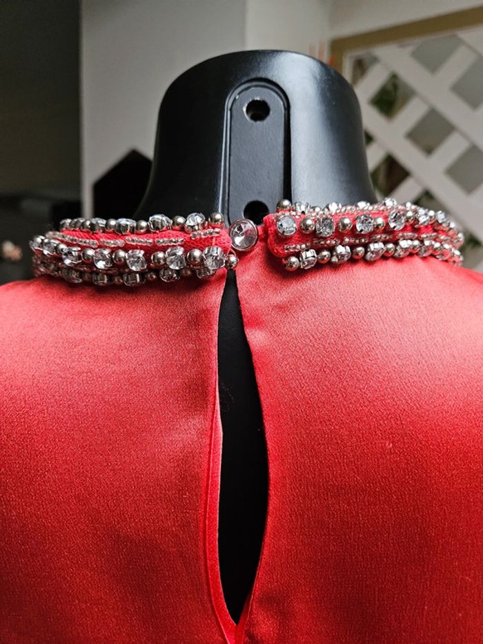 Magaschoni blouse en soie et trass XL - photo numéro 5