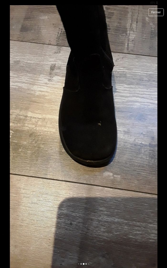 Botte noir avec fleur - photo numéro 7
