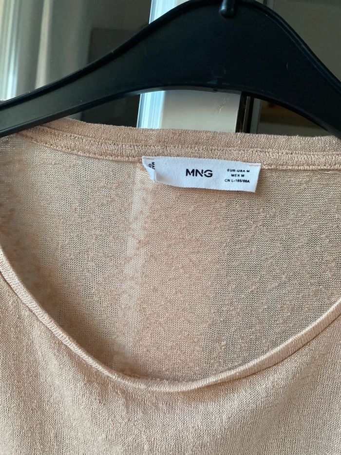 Haut top beige Mango 38 - photo numéro 5