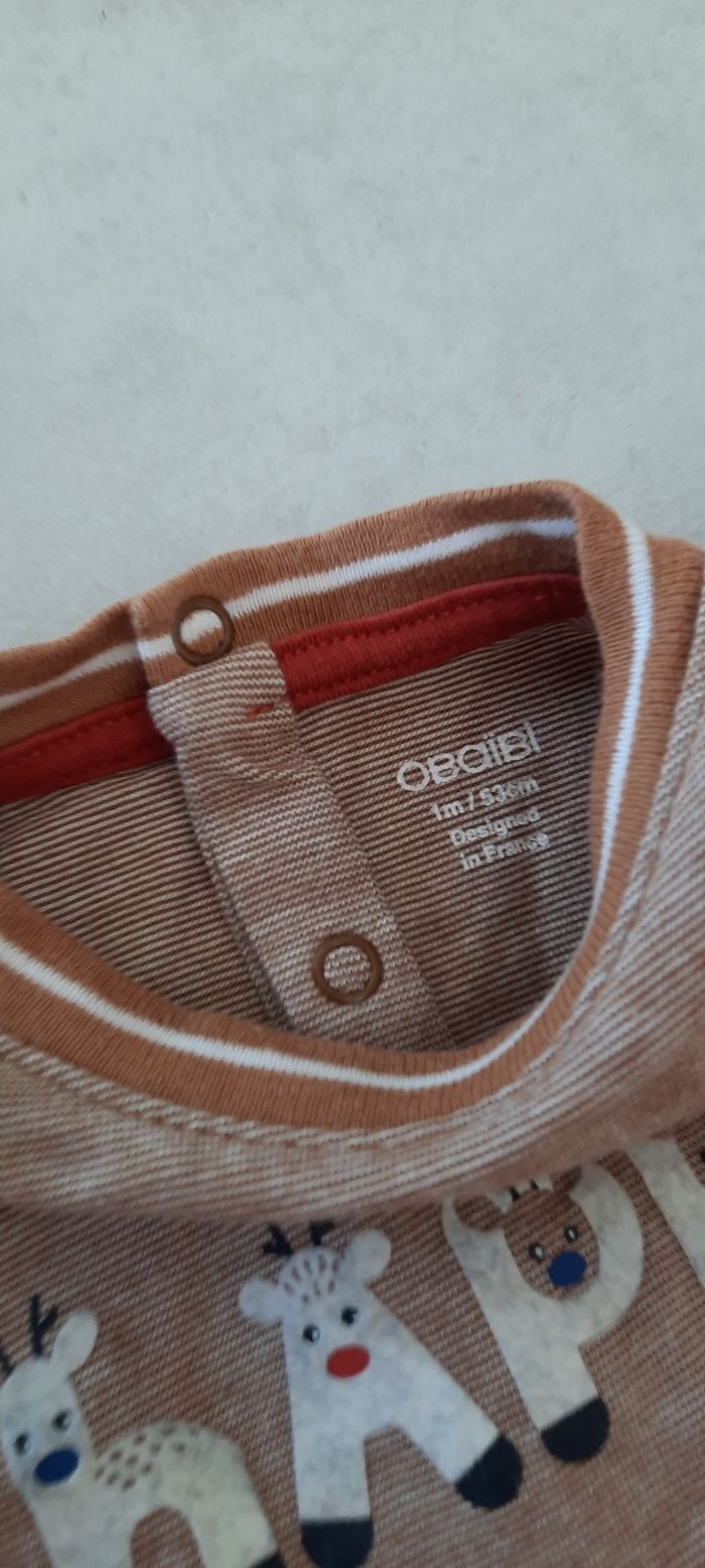 T-shirt 1mois - photo numéro 3